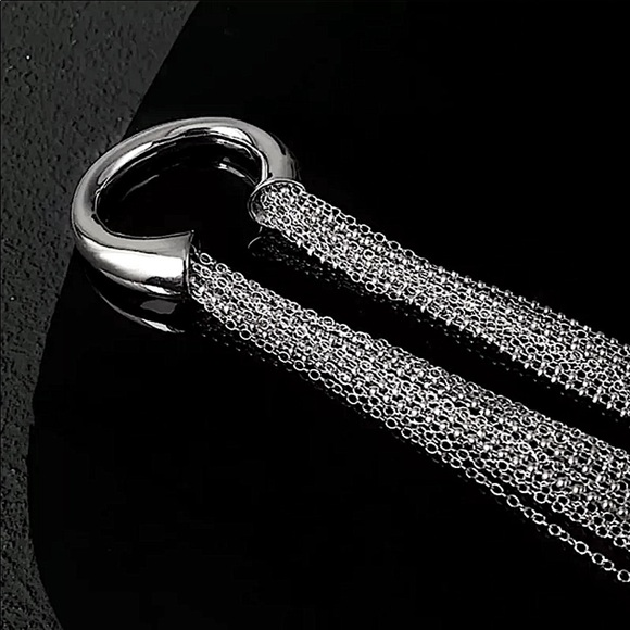 SILVER CHAIN TASSEL HAIR ACCESSORY main image 6